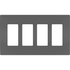 Legrand - radiant Four-Gang Screwless Wall Plate - Lights Canada