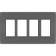 Legrand - radiant Four-Gang Screwless Wall Plate - Lights Canada