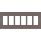 Legrand - radiant Six-Gang Screwless Wall Plate - Lights Canada