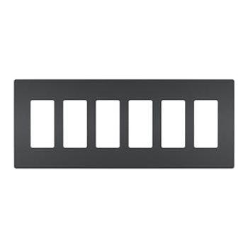 Legrand - radiant Six-Gang Screwless Wall Plate - Lights Canada