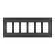 Legrand - radiant Six-Gang Screwless Wall Plate - Lights Canada
