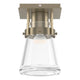 Erlenmeyer 1-Light Semi-Flush