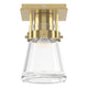 Erlenmeyer 1-Light Semi-Flush