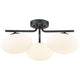DVI - Valour Road Semi Flush Mount - Lights Canada