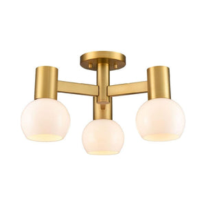 DVI - Lillooet 3 Light Semi Flush Mount - Lights Canada