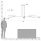 Vertex Large Pendant/Semi-Flush