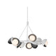 Brooklyn 9-Light Double Shade Ring Pendant