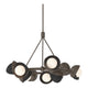 Brooklyn 9-Light Double Shade Ring Pendant