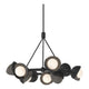 Brooklyn 9-Light Double Shade Ring Pendant