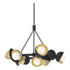 Brooklyn 9-Light Double Shade Ring Pendant