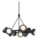 Brooklyn 9-Light Double Shade Ring Pendant