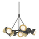 Brooklyn 9-Light Double Shade Ring Pendant