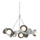 Brooklyn 9-Light Double Shade Ring Pendant