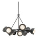 Brooklyn 9-Light Double Shade Ring Pendant