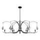 Optic 8-Light Oval Pendant