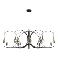 Optic 8-Light Oval Pendant