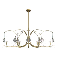 Optic 8-Light Oval Pendant