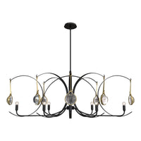 Optic 8-Light Oval Pendant