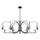 Optic 8-Light Oval Pendant
