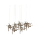 Tura 7-Light Seeded Glass Pendant