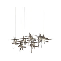 Tura 7-Light Seeded Glass Pendant