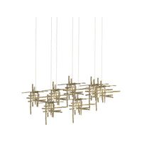 Tura 7-Light Seeded Glass Pendant