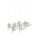 Tura 7-Light Seeded Glass Pendant