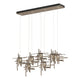 Tura 7-Light Seeded Glass Pendant