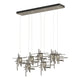 Tura 7-Light Seeded Glass Pendant