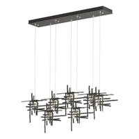 Tura 7-Light Seeded Glass Pendant