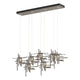 Tura 7-Light Seeded Glass Pendant