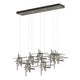 Tura 7-Light Seeded Glass Pendant