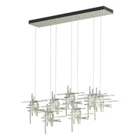 Tura 7-Light Seeded Glass Pendant