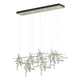 Tura 7-Light Seeded Glass Pendant