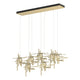 Tura 7-Light Seeded Glass Pendant
