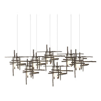 Tura 7-Light Frosted Glass Pendant