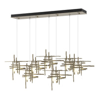 Tura 7-Light Frosted Glass Pendant