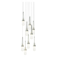 Link 9-Light Blown Glass Pendant