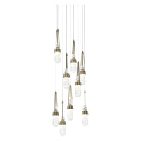 Link 9-Light Blown Glass Pendant