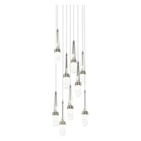 Link 9-Light Blown Glass Pendant