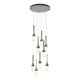 Link 9-Light Blown Glass Pendant