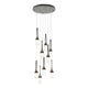 Link 9-Light Blown Glass Pendant