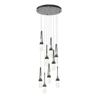 Link 9-Light Blown Glass Pendant