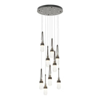 Link 9-Light Blown Glass Pendant