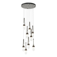 Link 9-Light Blown Glass Pendant