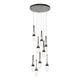 Link 9-Light Blown Glass Pendant