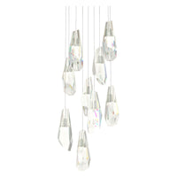 Luma 9-Light Large Crystal Pendant