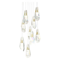 Luma 9-Light Large Crystal Pendant