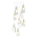 Luma 9-Light Large Crystal Pendant