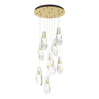 Luma 9-Light Large Crystal Pendant